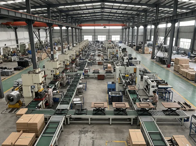 MVMHardware 12,000 m² factory floor with six dedicated mechanism production lines