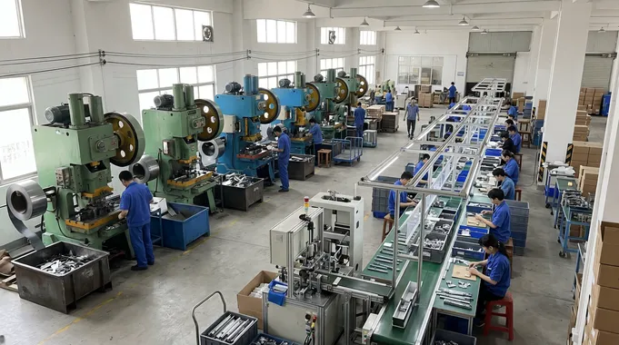 MVMHardware factory in Guangdong during its early expansion period