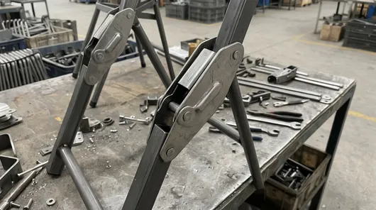 Folding chair hinge structural pivot for event rental and institutional buyers