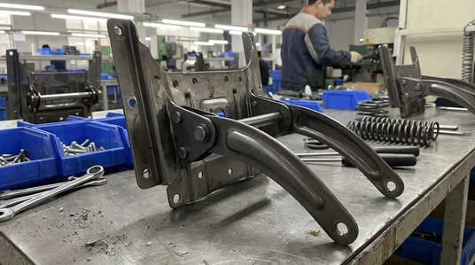 Chair mechanism backrest — backrest brackets and tilt arms