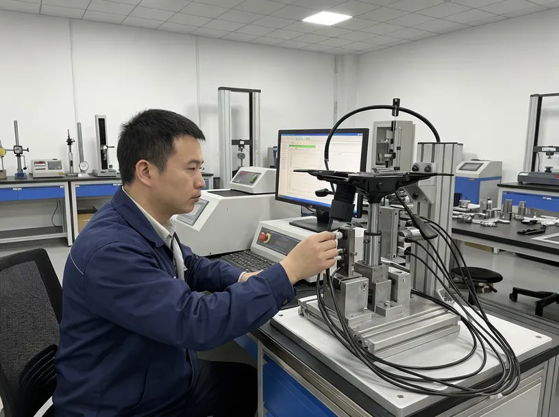 SGS third-party testing of chair mechanism lock components