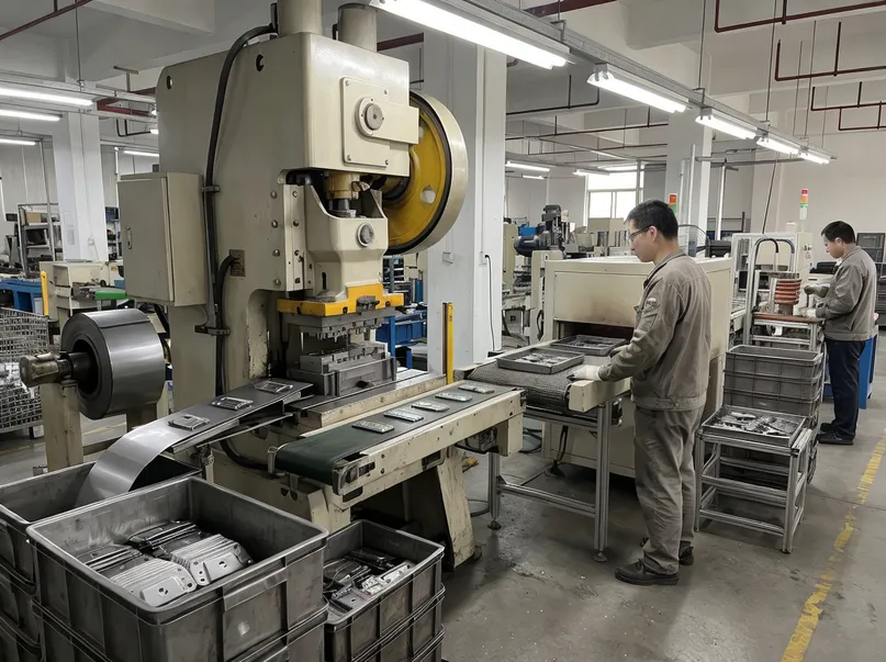 Chair mechanism lock manufacturing — progressive die stamping and heat treatment process