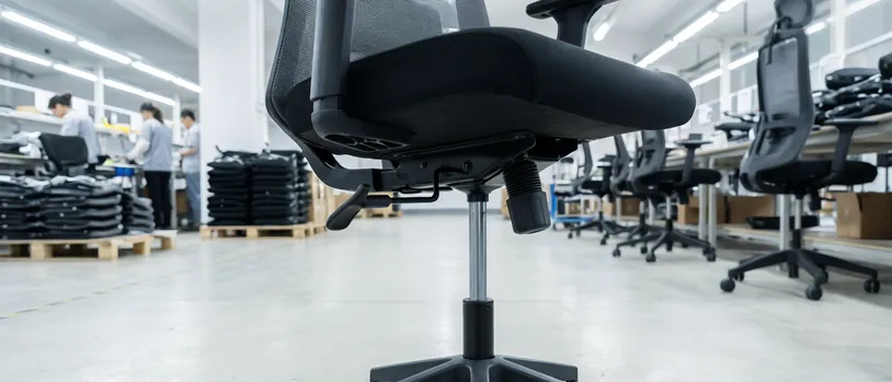 Ergonomic seating importers using hydraulic height adjustment mechanisms