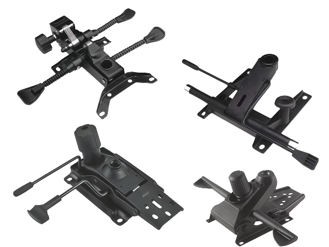 Lever chair mechanism — stamped cold-rolled steel with single-lever tilt lock and height adjustment