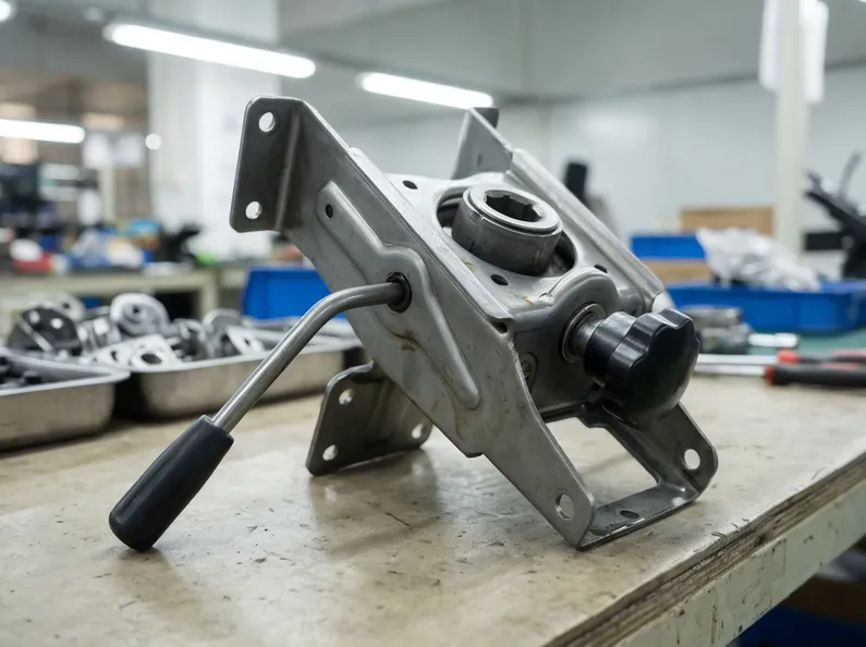 Lever chair mechanism — stamped cold-rolled steel with single-lever tilt lock and height adjustment