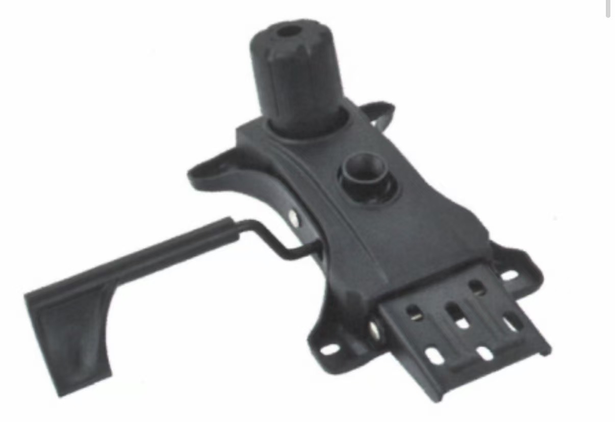 In-house zinc alloy die-cast lever for chair mechanism — consistent bore fit and batch-to-batch dimensional control