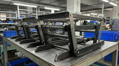 Nursery rocking chair mechanism for baby furniture nursing chairs