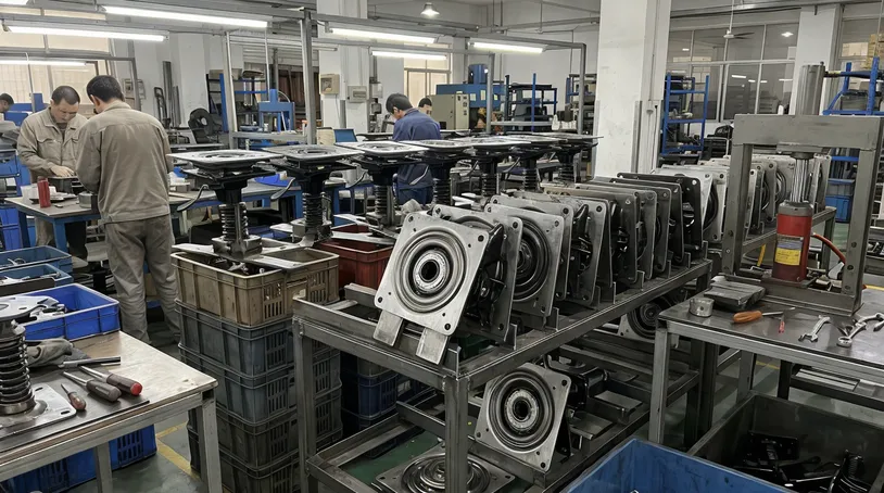 Bar and counter seating rotating mechanism for hospitality