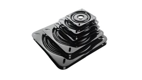 Rotating chair mechanism vs standard swivel — controlled stop positions vs free rotation