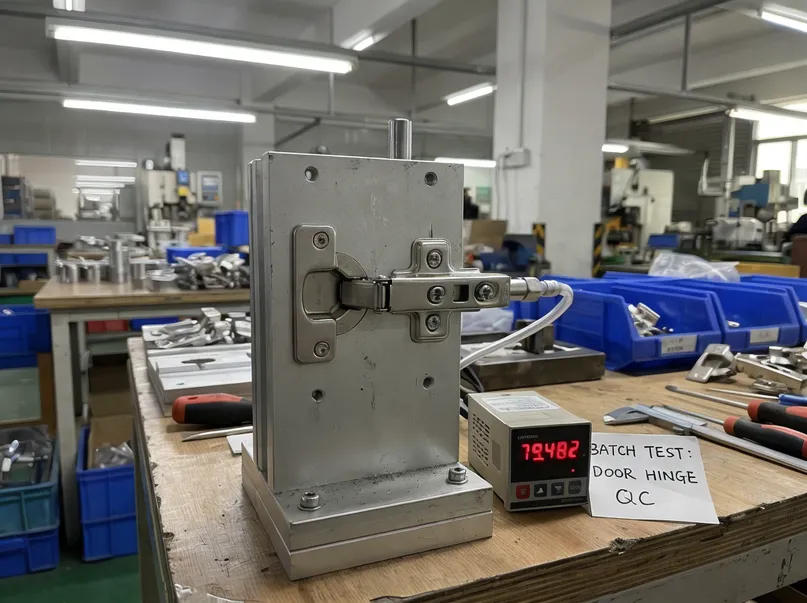 Integrated soft-close door furniture mechanism damper — 80,000-cycle tested