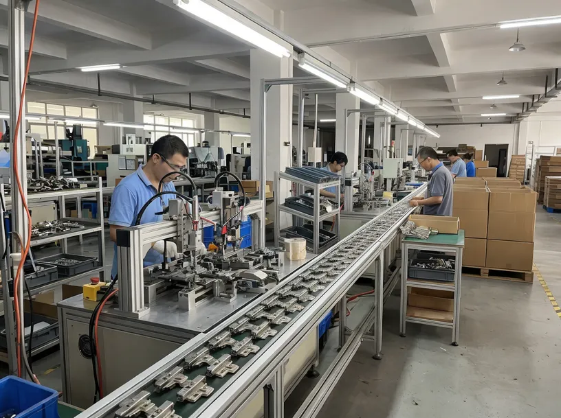 MVMHardware hinge furniture mechanism factory production floor