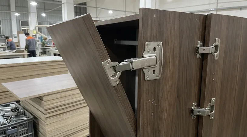 Heavy-duty hinge mechanisms for wardrobe and fitted furniture systems