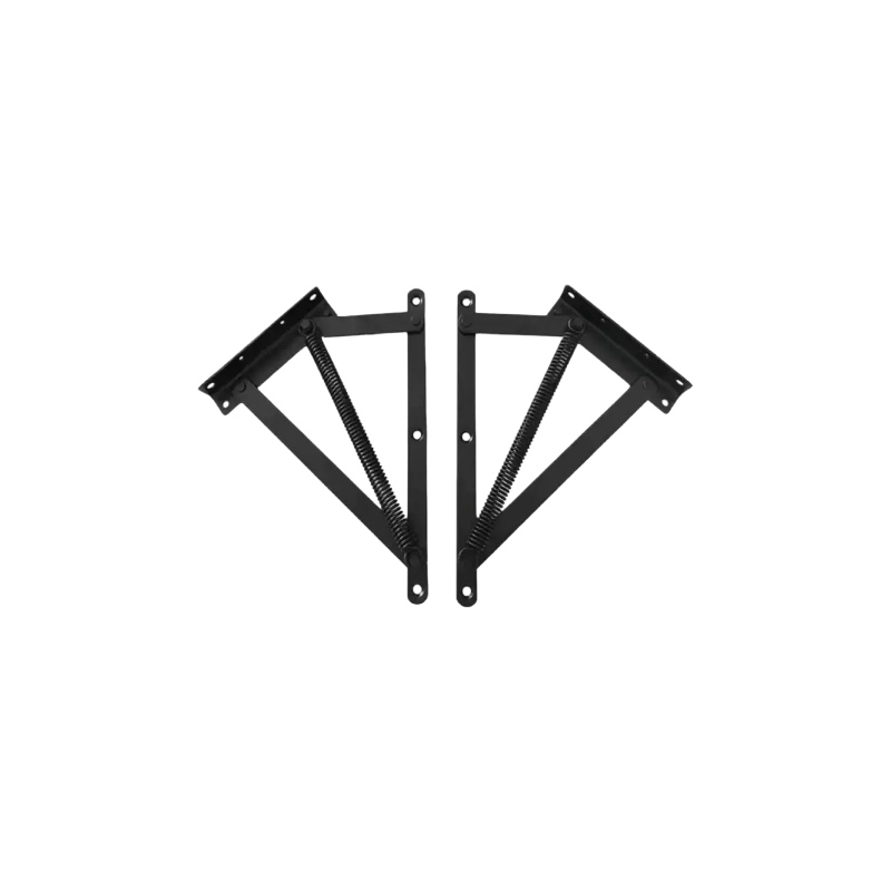 Folding furniture mechanism specification overview — cold-rolled steel bracket with powder coat finish