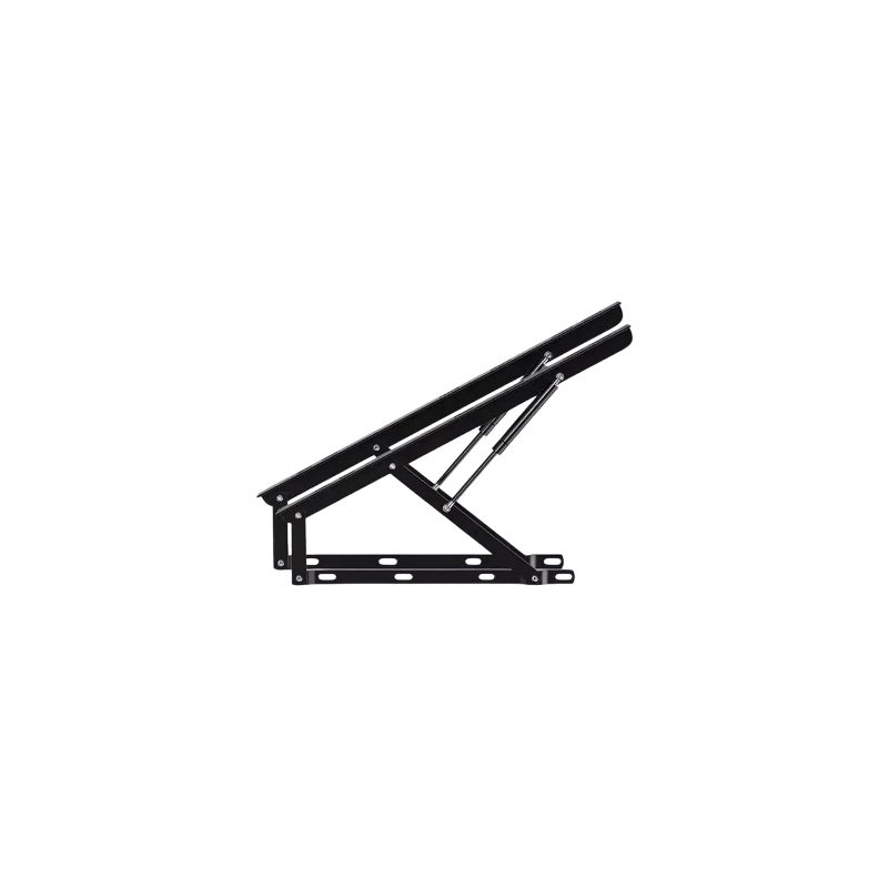 Hardened steel pivot insert in folding furniture mechanism