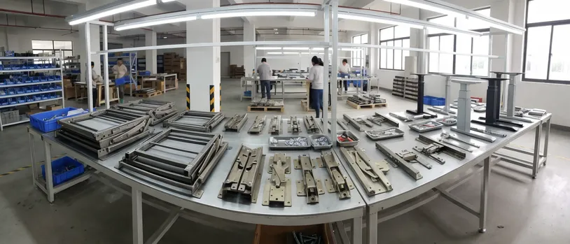 Contract and hospitality furniture mechanisms for commercial projects