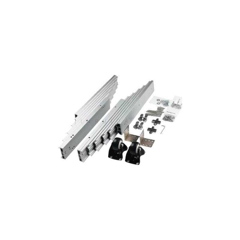 Residential furniture applications using sliding mechanism hardware