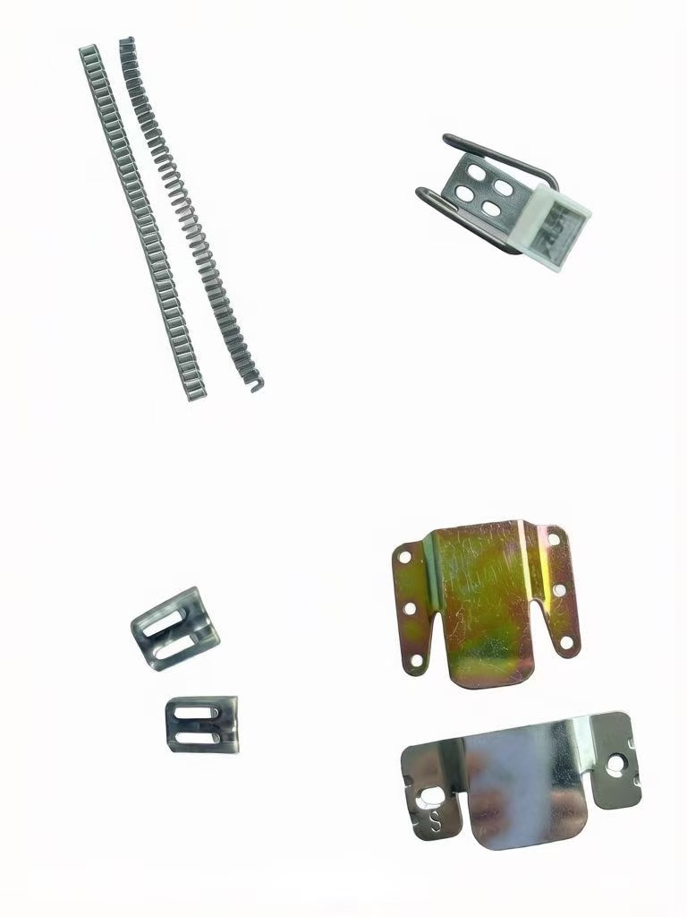 Reconfigurable office furniture panel connectors and worksurface joining hardware