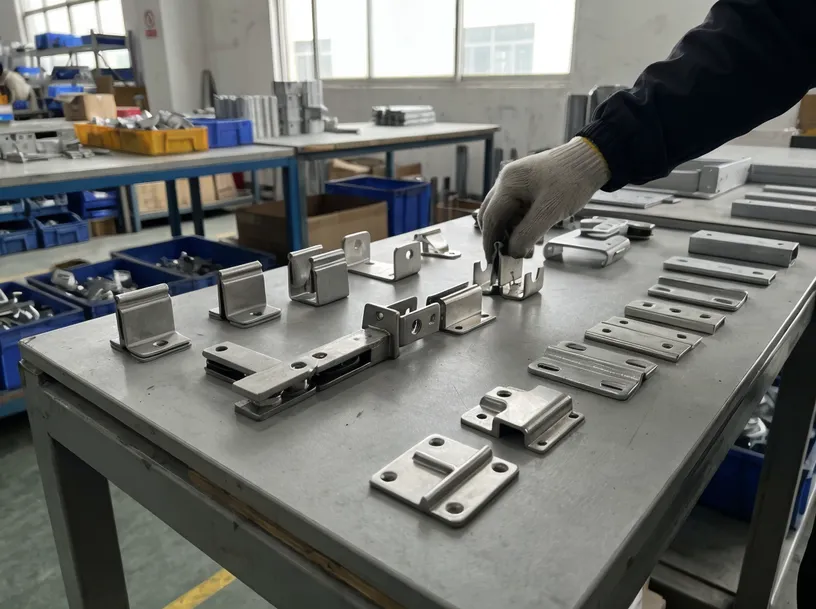 Reconfigurable office furniture panel connectors and worksurface joining hardware