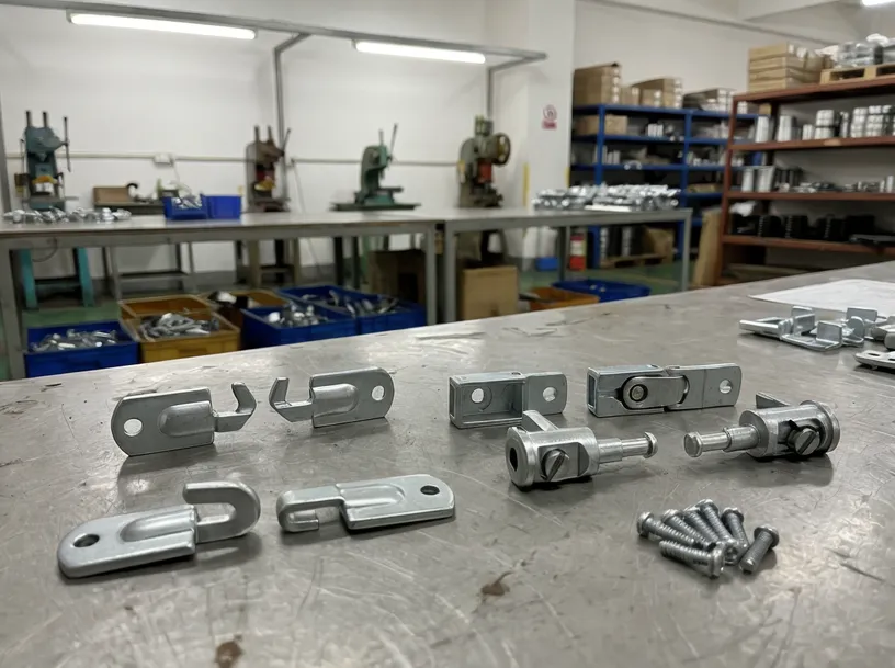 Sectional sofa modular seating connectors — hook-and-bar and cam-lock types