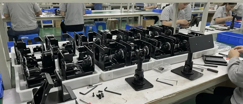 Retail display and POS hardware rotation mechanism