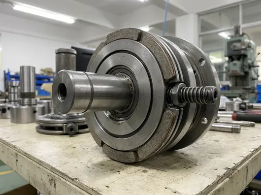 Rotation mechanism technical detail showing friction joint and torque components