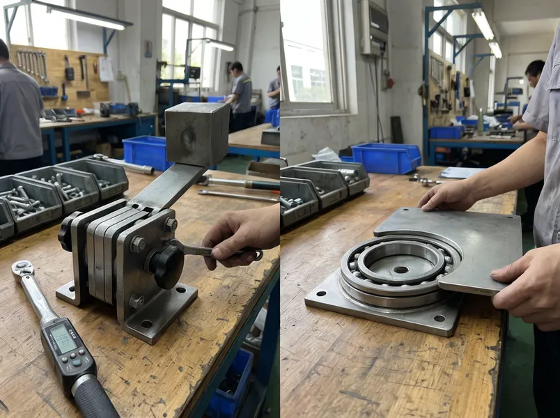 Rotation mechanism friction joint versus swivel base comparison