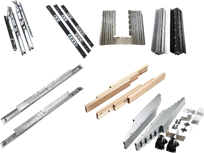 Track straightness inspection on sliding mechanism production line