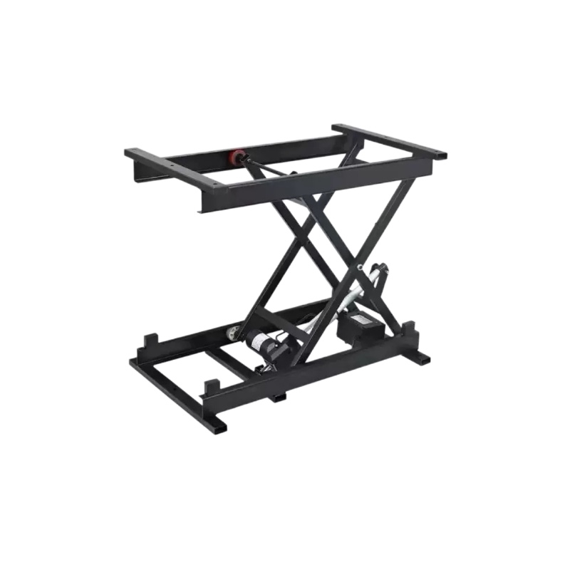 Dining-to-desk conversion linkage two-axis mechanism