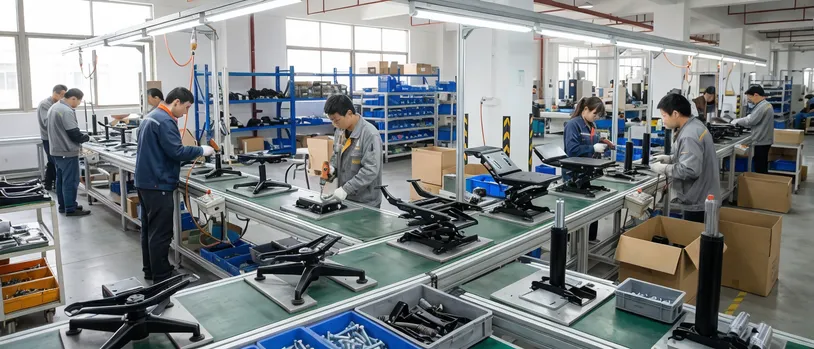 Chair mechanism product line — swivel, tilt, synchro, ergonomic