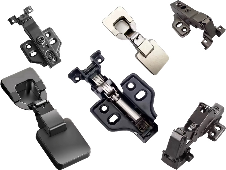 Door and hinge furniture mechanism — cabinet hardware, hinges