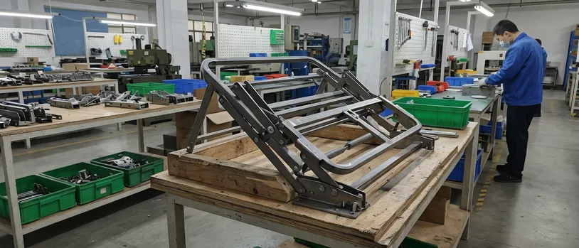 Furniture motion mechanism — rotating, sliding, folding, transformable