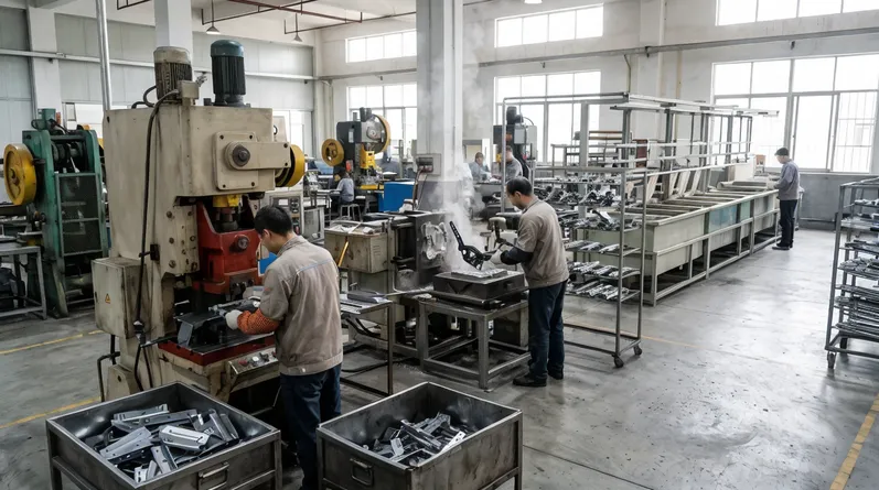 MVMHardware customization workshop — stamping, die-casting, and surface treatment