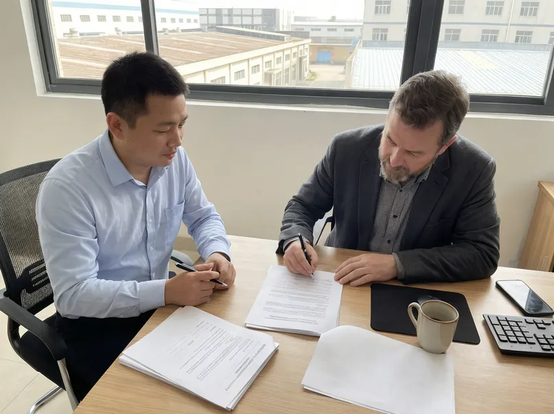 NDA signing and tooling ownership documentation for OEM ODM furniture mechanism projects