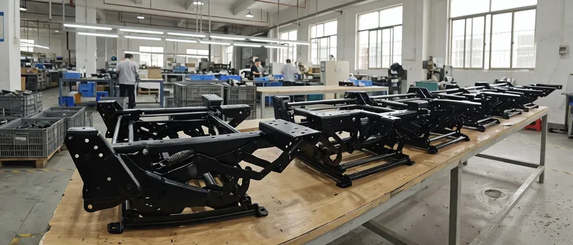 Couch mechanism modular bracket system for sectional sofa assembly