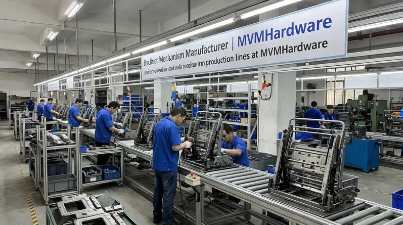 Dedicated recliner and sofa mechanism production lines at MVMHardware