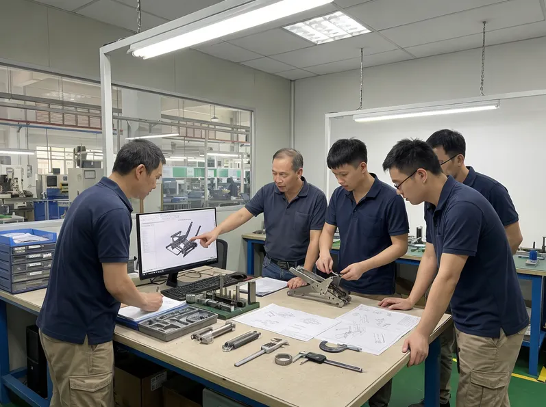 In-house tooling and engineering team developing custom recliner mechanism