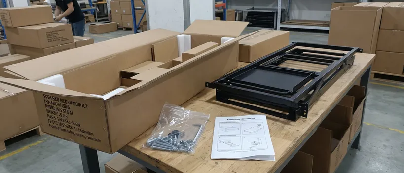 E-commerce furniture brand sofa bed mechanism direct-to-consumer packaging