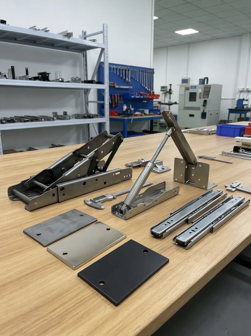 Furniture mechanism technical specification and surface finish options