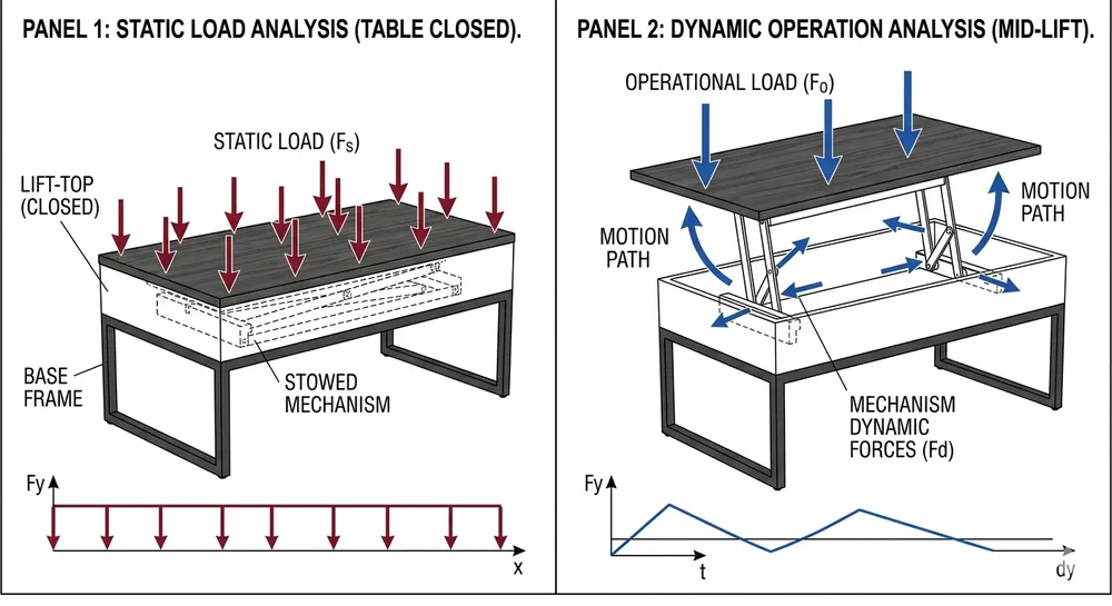 Table Mechanism Load Capacity Explained: How to Match Specs to Your Furniture Application