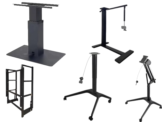 Desk furniture mechanism hardware — height-adjust fittings and tilt brackets for commercial desk OEM