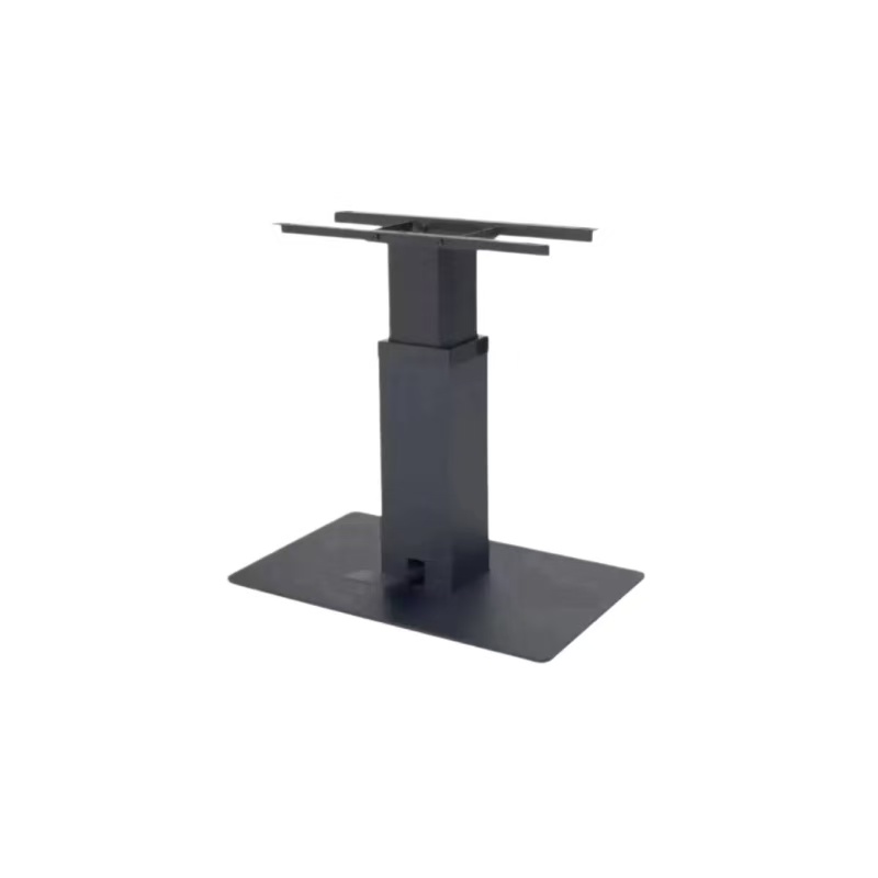 Height-fix and height-step fittings for desk furniture mechanisms