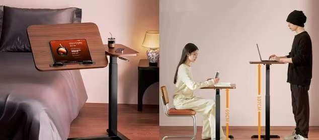 Wall-mount folding desk bracket for home office and compact living spaces