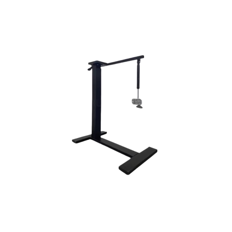 Surface tilt and angle-adjustment bracket for desk mechanisms