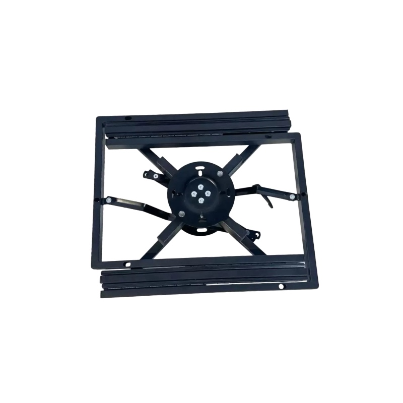 Rotating mechanism for office monitor stands and conference furniture OEM